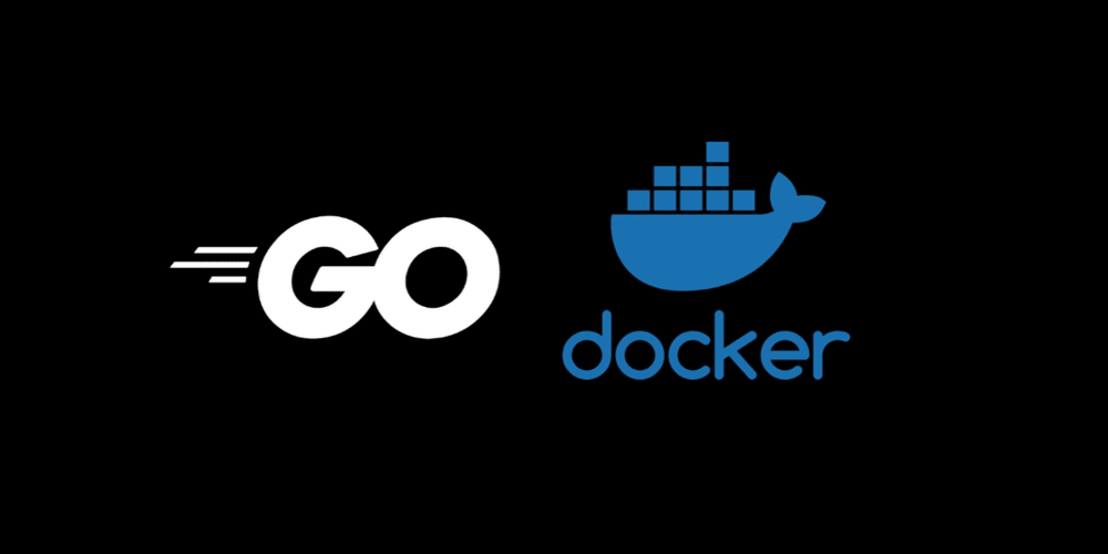 Docker and Go logo.